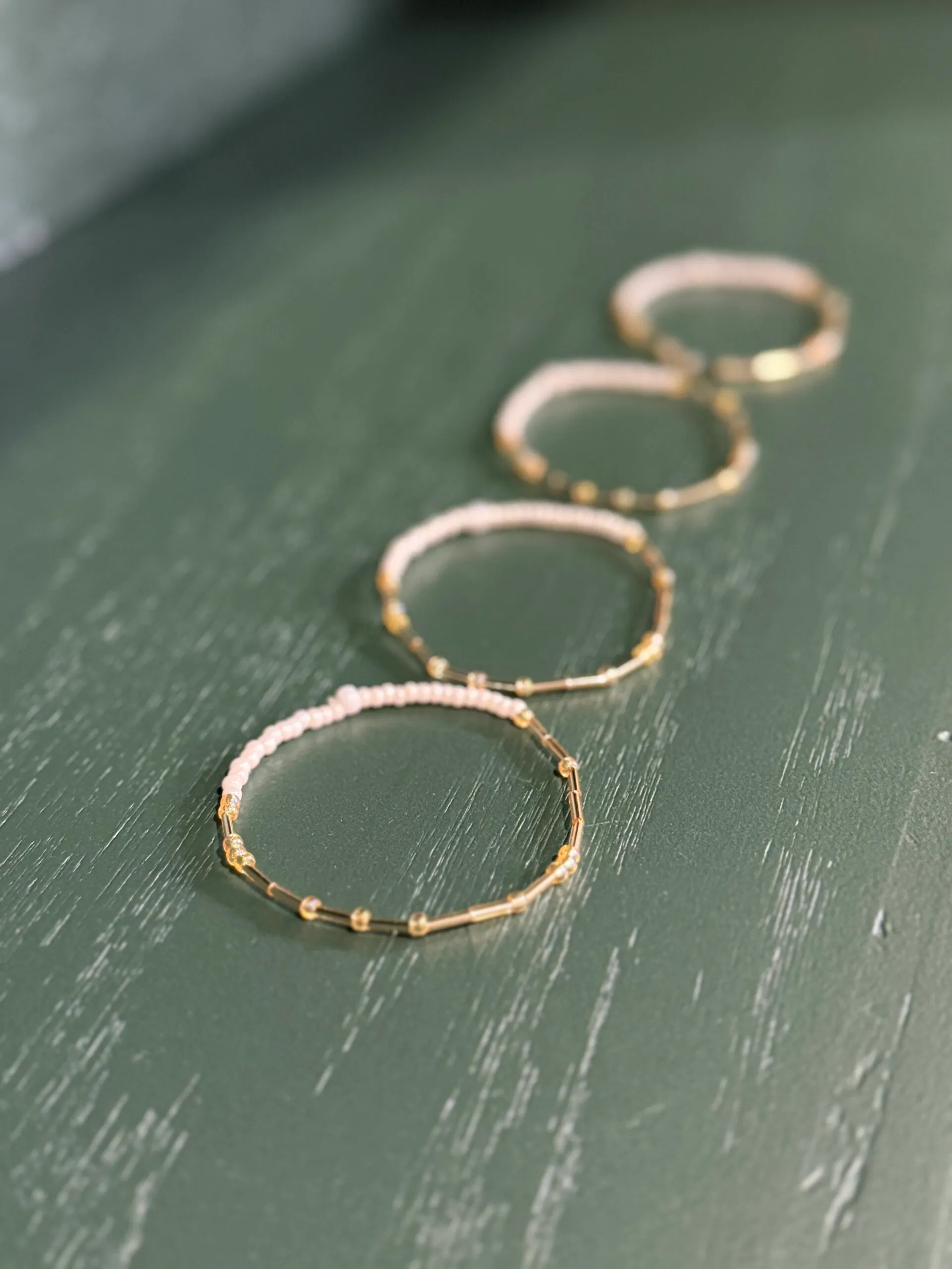 dainty morse code bracelet