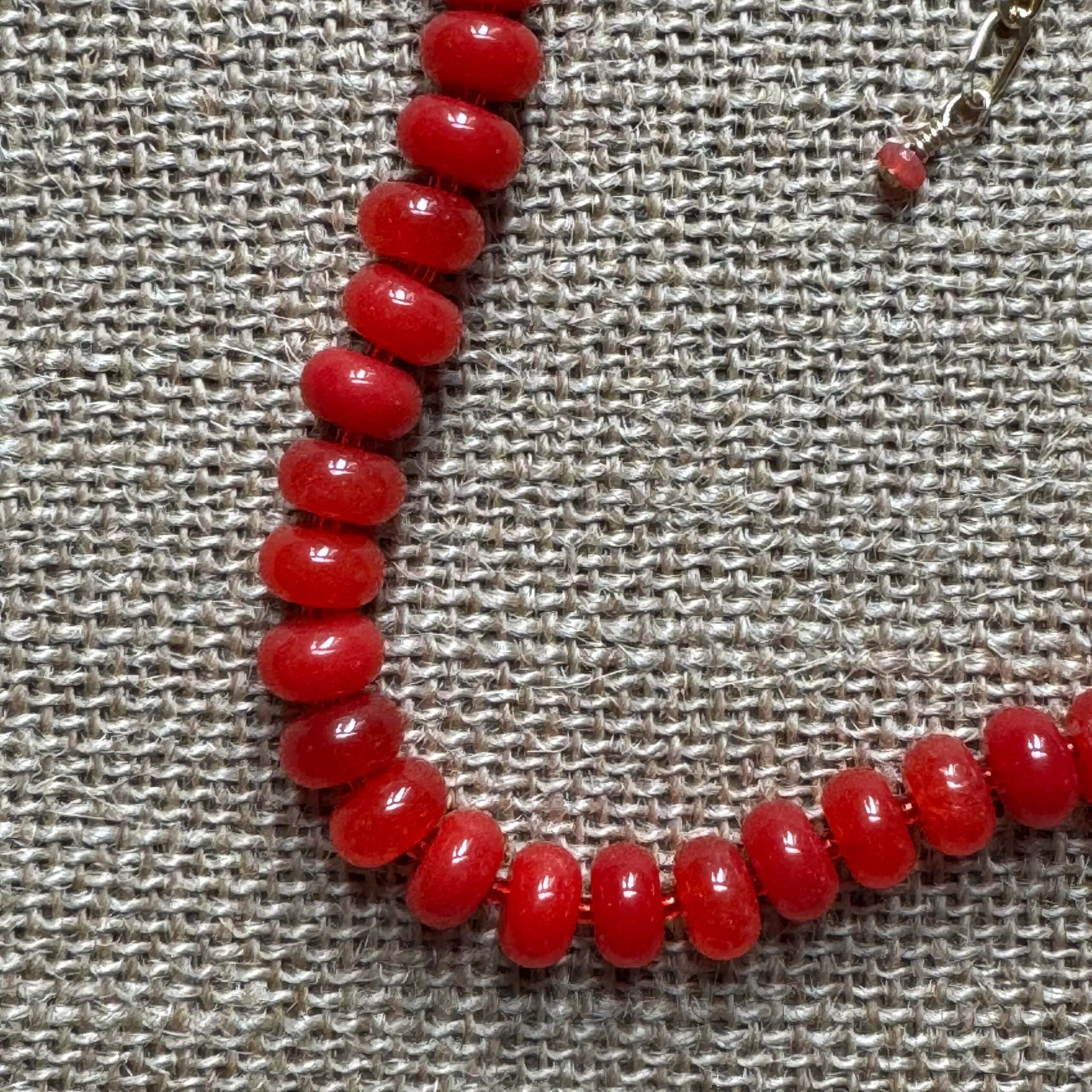 the ayla necklace - red view 2