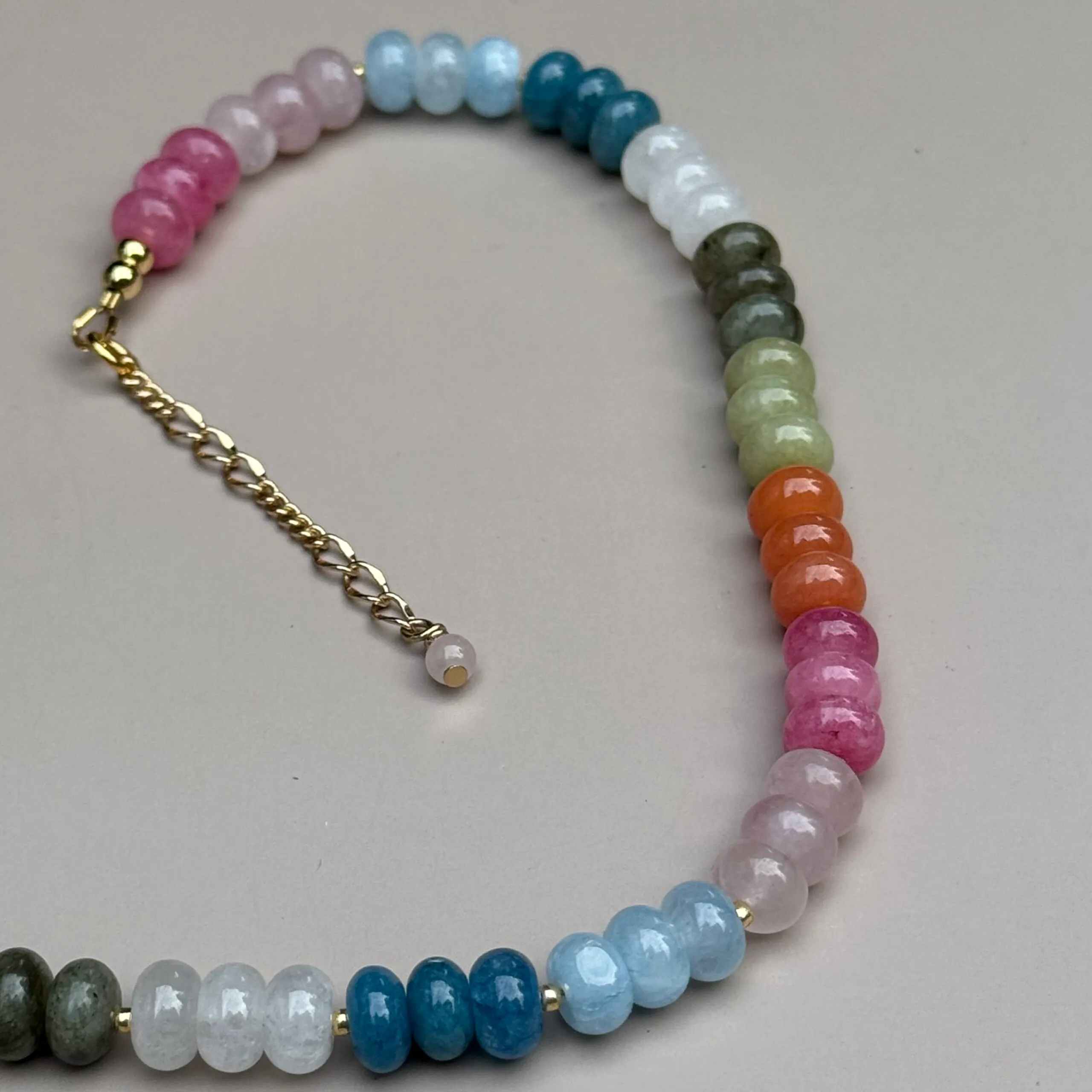 the rosa necklace - pastels view 2
