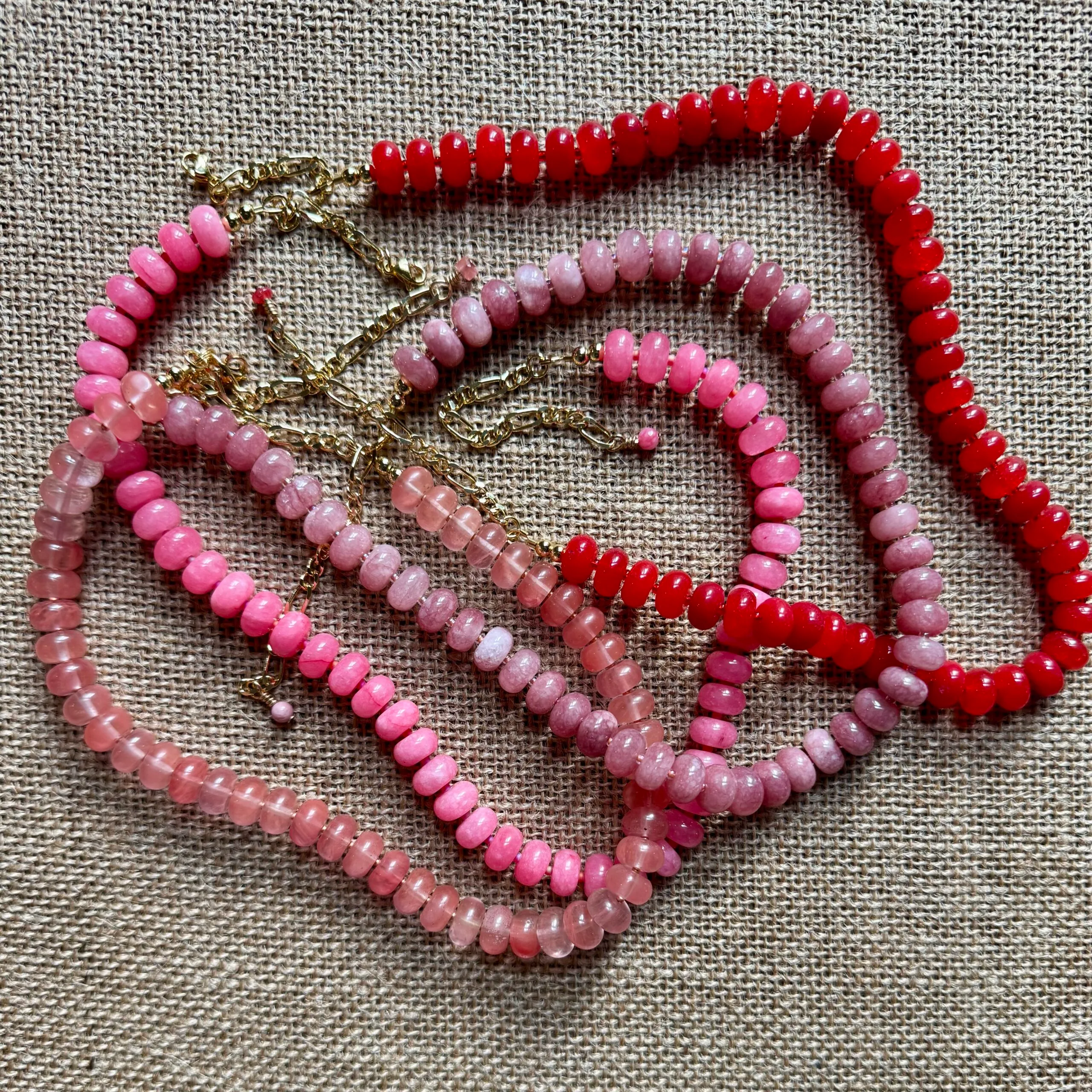 the ayla necklace - red view 3