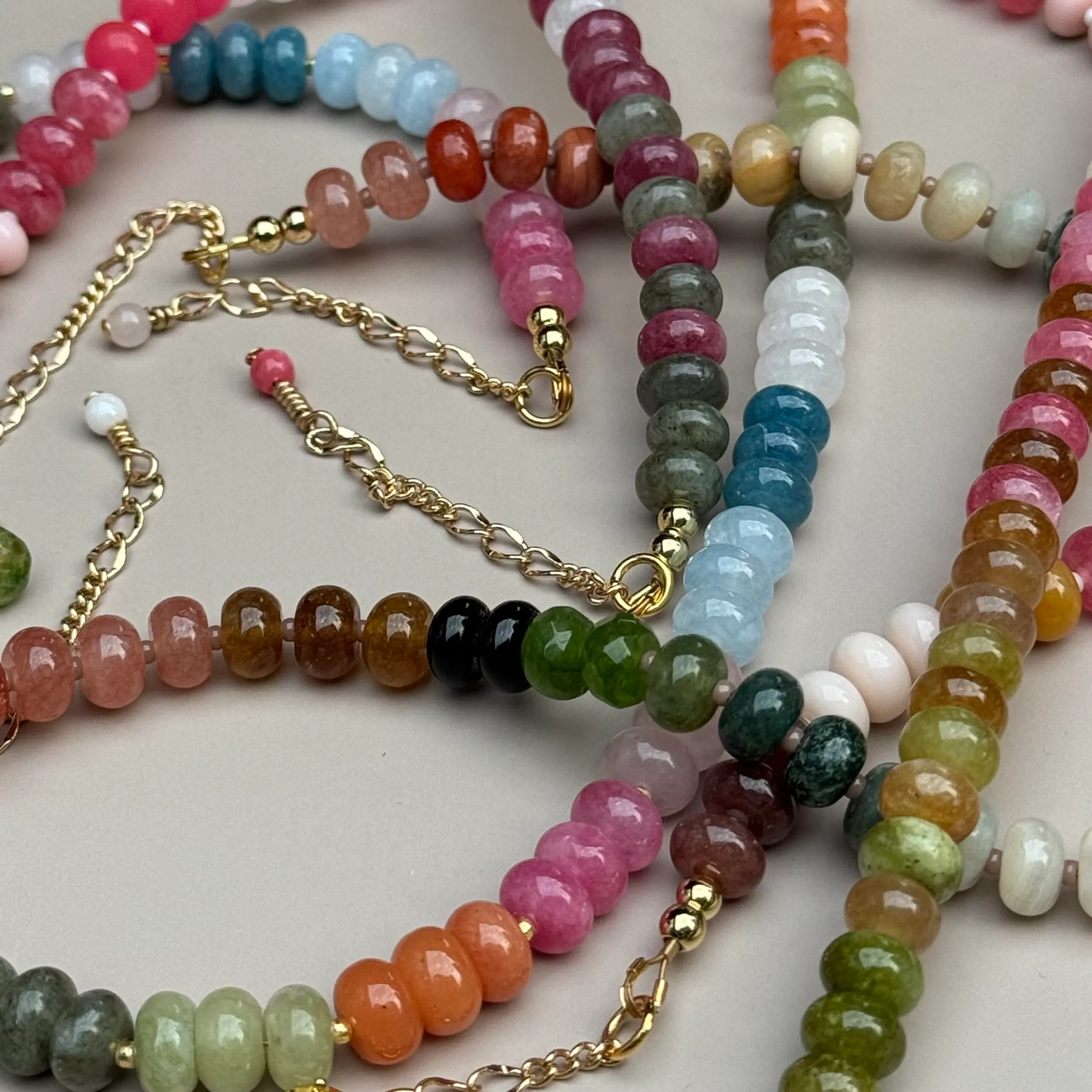 the rosa necklace - pastels view 3
