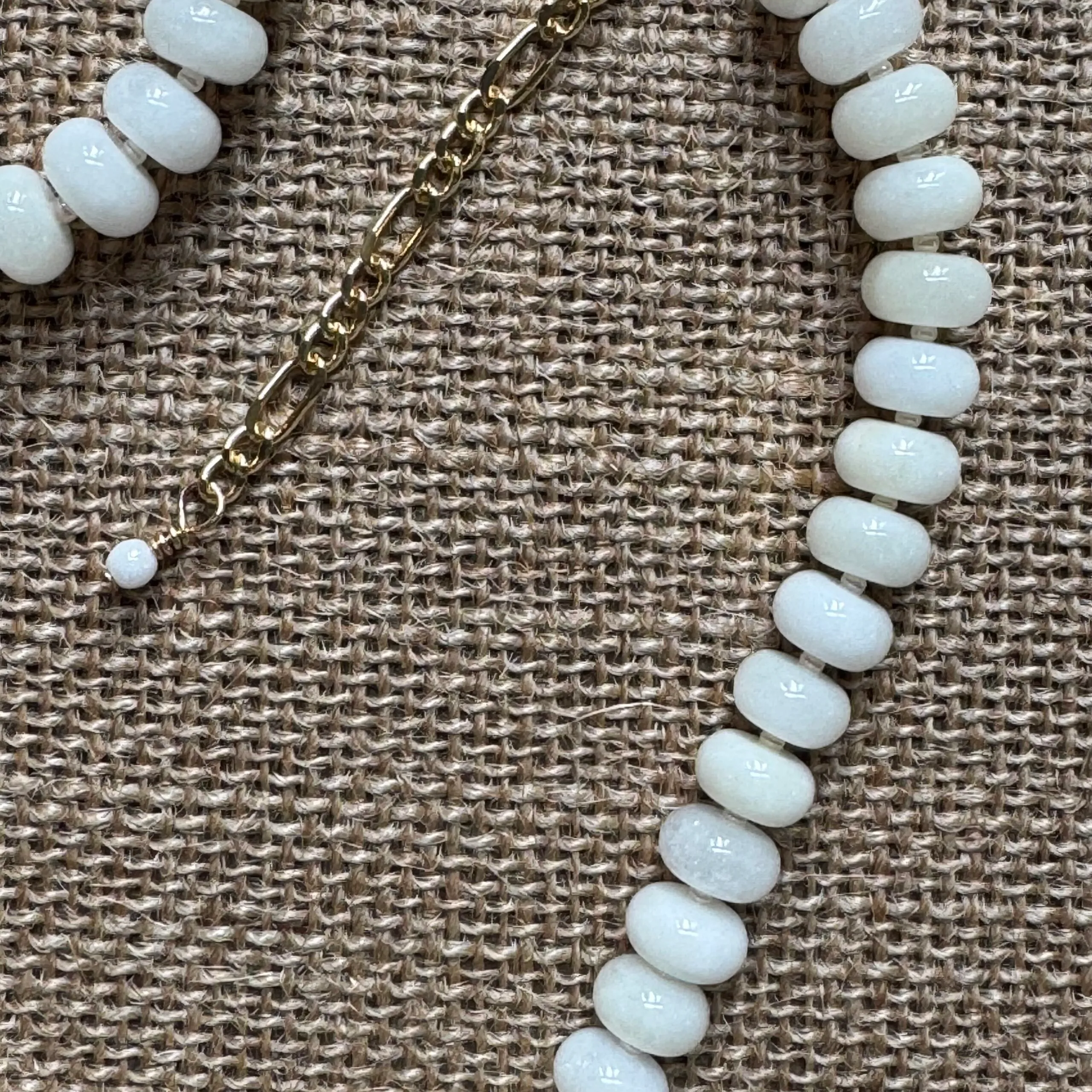 the ayla necklace - white view 2