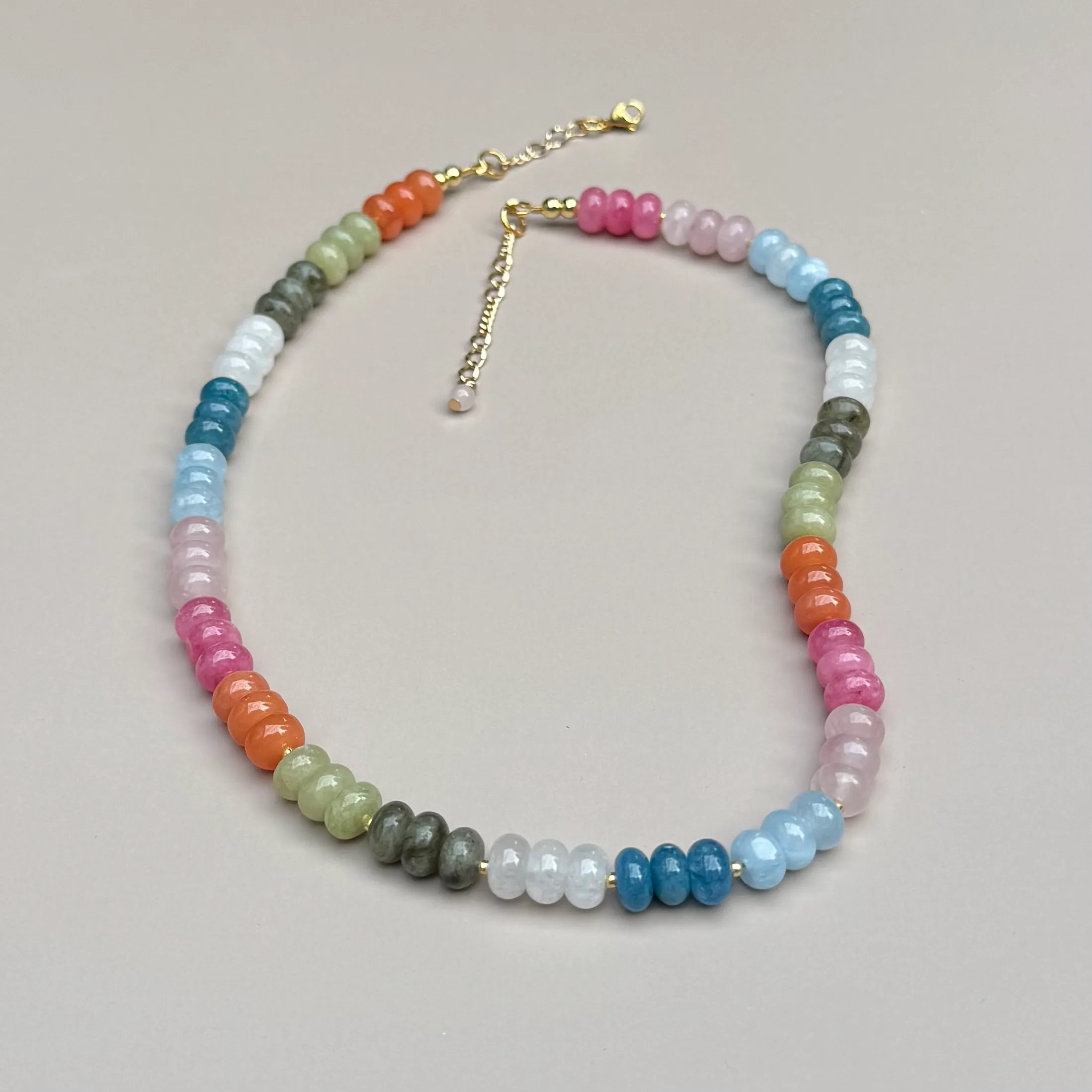 the rosa necklace - pastels