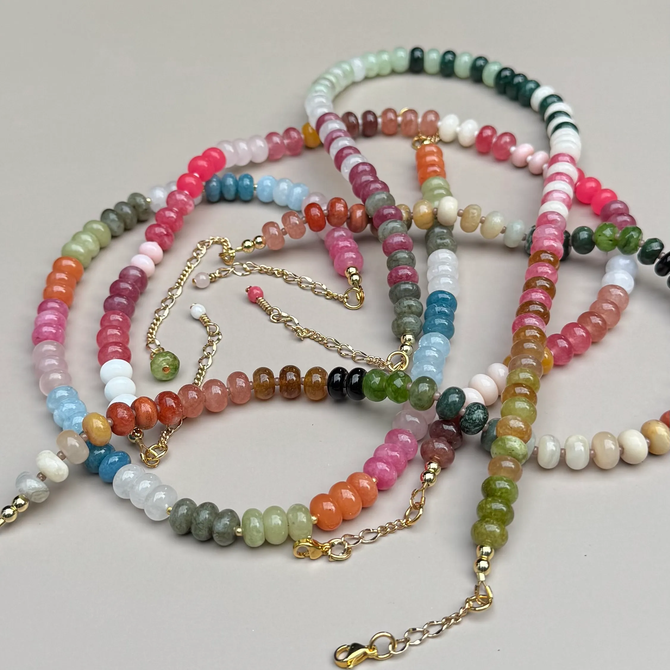 the rosa necklace - pastels view 4