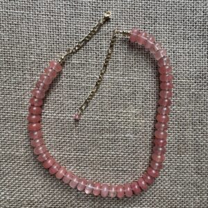 the ayla necklace - blush