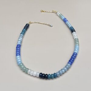 the rosa necklace - blues